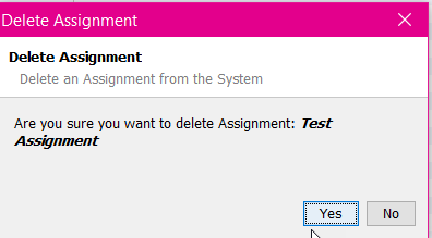 delete assignment powerteacher pro