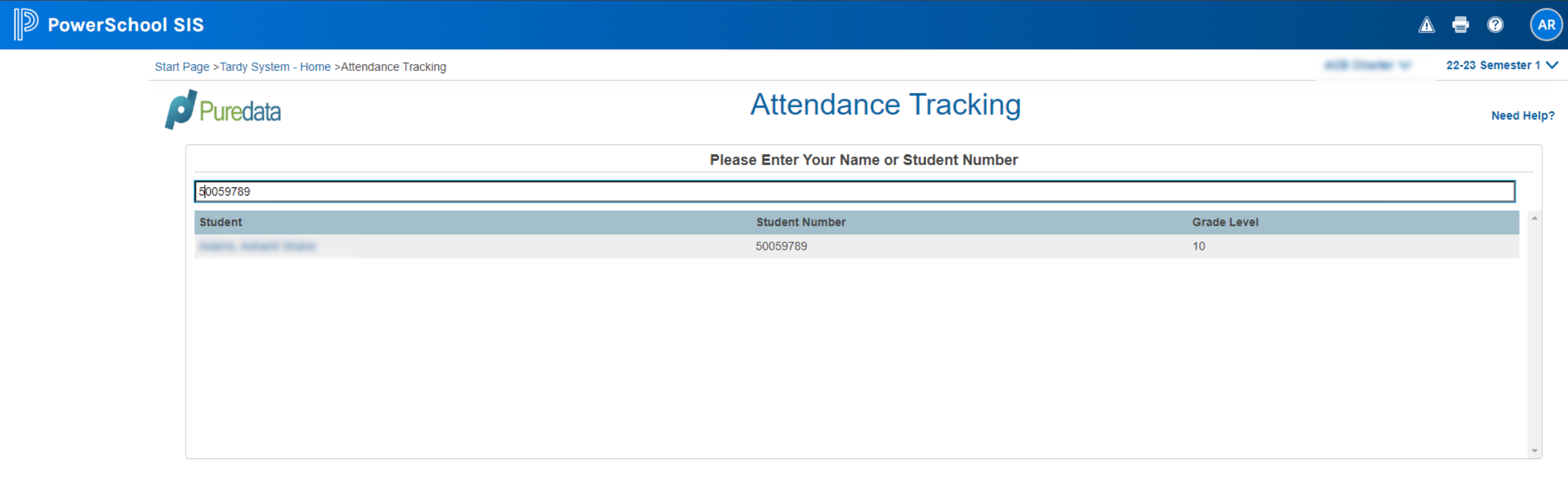 Attendance Scan student kiosk mode
